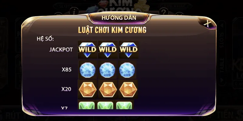 Một vài lưu ý khi chơi mini game Kim Cương